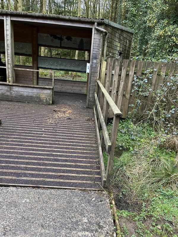 Image of a wooden viewing point