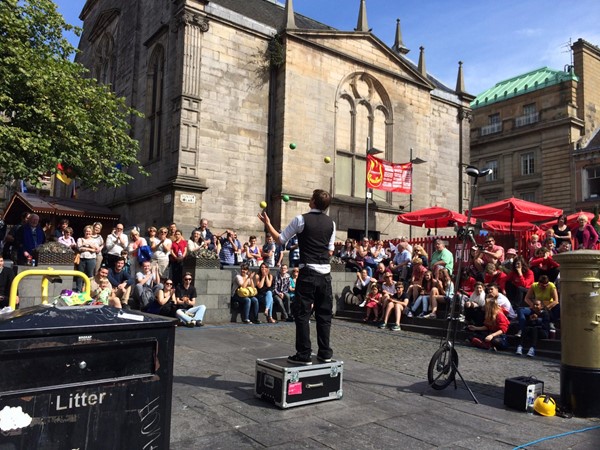 Pop-up Hunter Square Edinburgh
