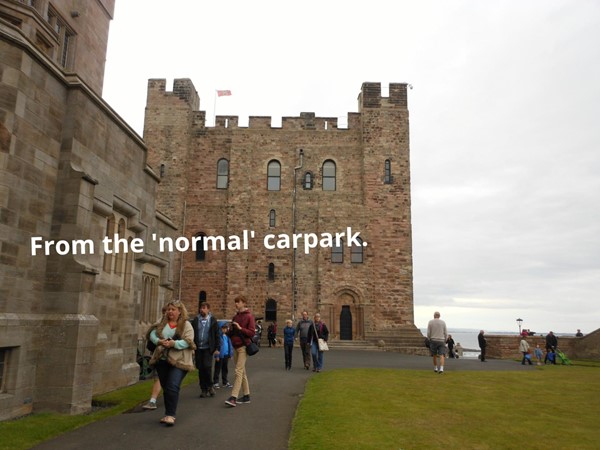 From the "normal" carpark