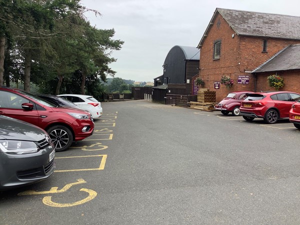 2 selected area with 9 disabled bays