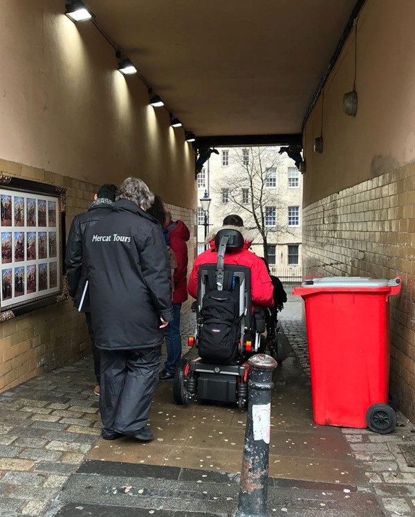 People on a Mercat Walking Tour