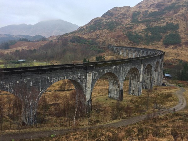 Photo of the Glenfinnan Viaduct.