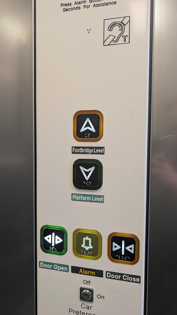 Image of lift buttons