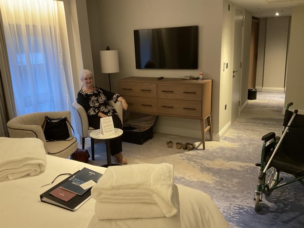 Image of a person in a room