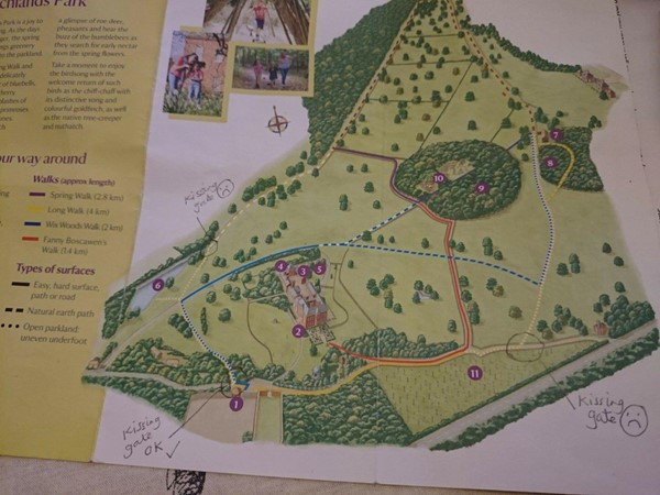 Hatchlands Estate map