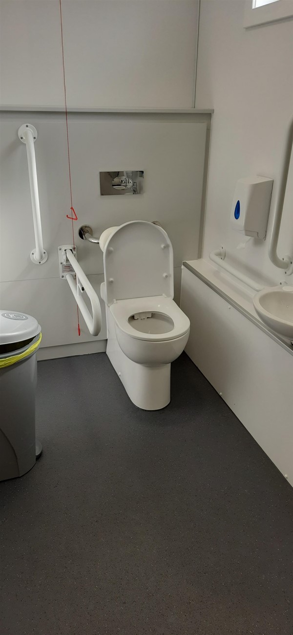 Image of an accessible toilet