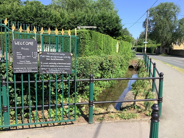 Entrance prices on a blackboard