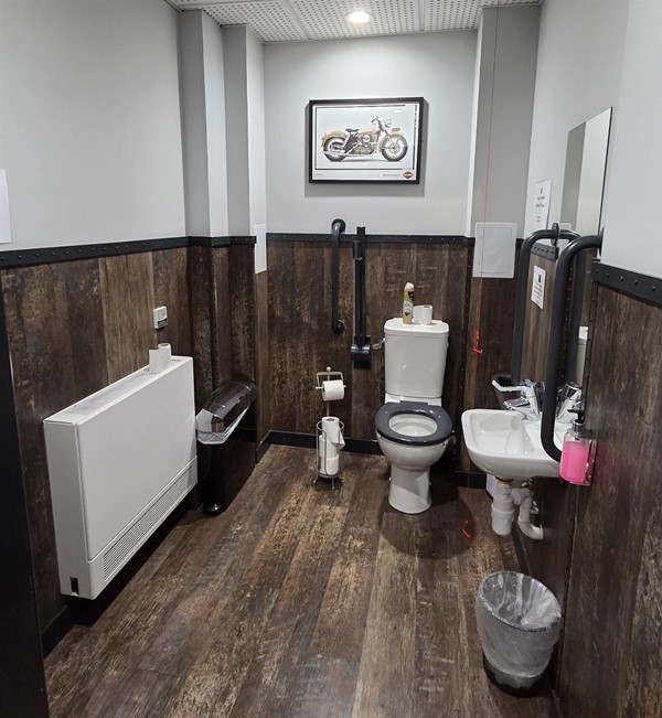 First floor accessible loo