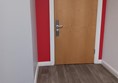 Image of a toilet door