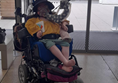 Image of a powerchair user