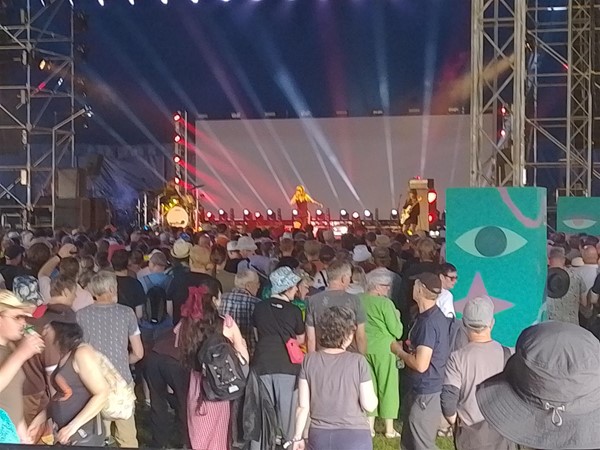 Image of a band on stage