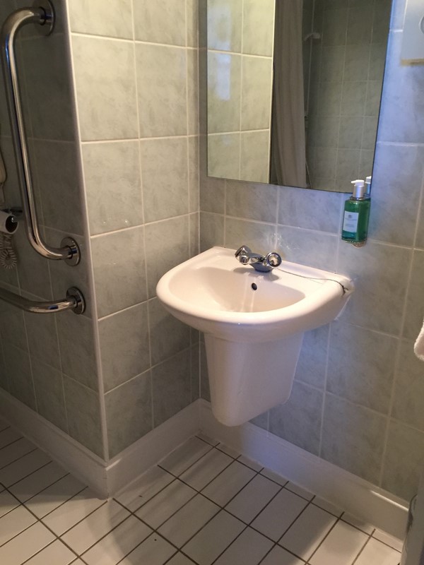 An accessible bathroom