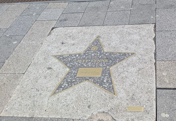 Image of Walk of Stars slab dedicated to Jeff Lynne