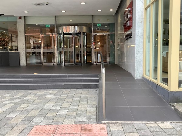Ramped access