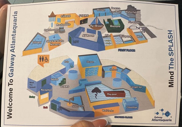 Map of Galway Atlantaquarium