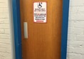 Murrayfield Ice Rink - Accessible Loo... Well the door anyway...