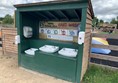 picture of the hand washing facility for the animal feeding area