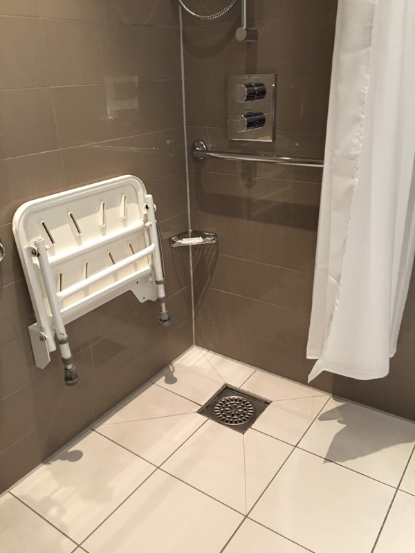An accessible bedroom