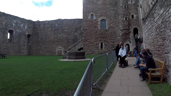 Inside Doune Castle