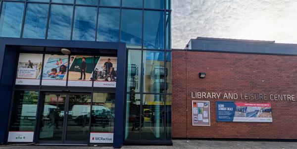 Exterior of the Library and Leisure Centre