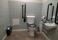 A really excellent, spacious, well-thought-out accessible toilet