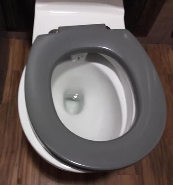 defective toilet seat