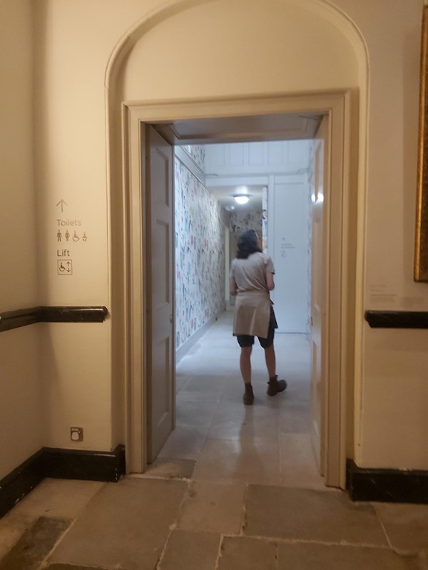 Door to the toilets