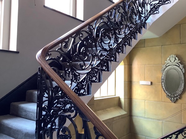 Staircase in venue.