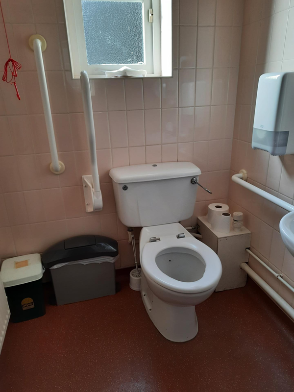 Image of  an accessible toilet