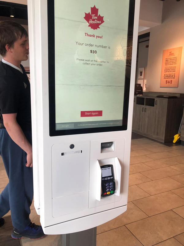Ticket number machine