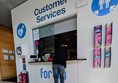Image of the customer service desk
