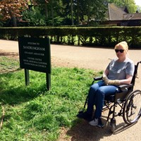 Bridget in Sandringham.