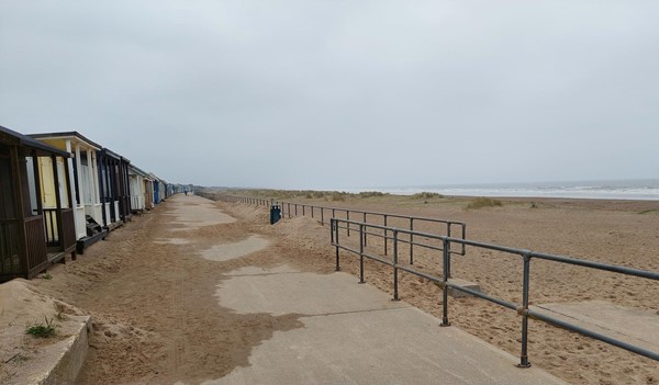 Beach path northwards