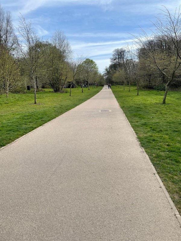 Path to visitors centre/ticket office