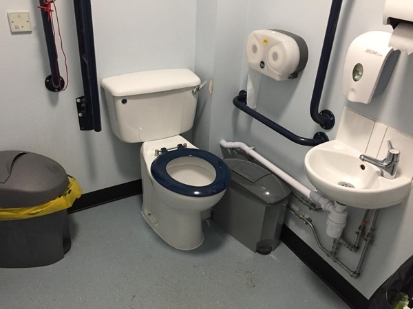 Accessible loo at Largs Ferry Terminal