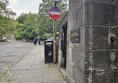 Image of King Stables Road and the kirk yard sign