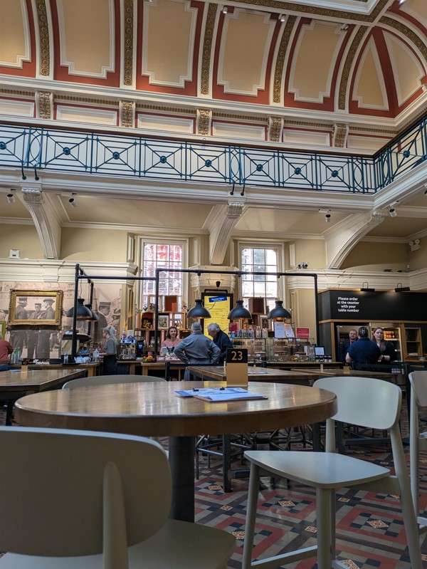 image of seating area in the café
