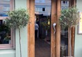 Image of the door entrance of the restaurant.