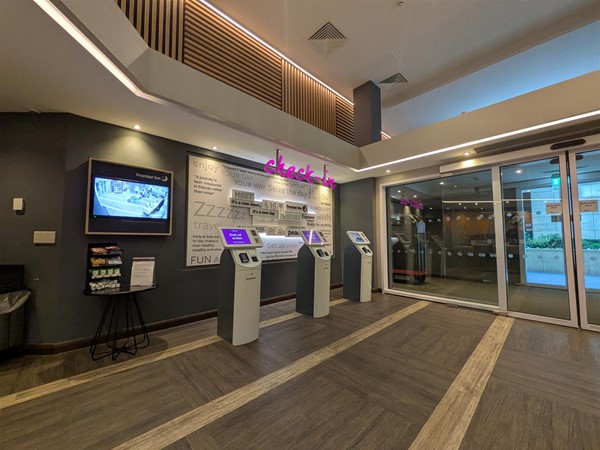 Image of check-in terminals
