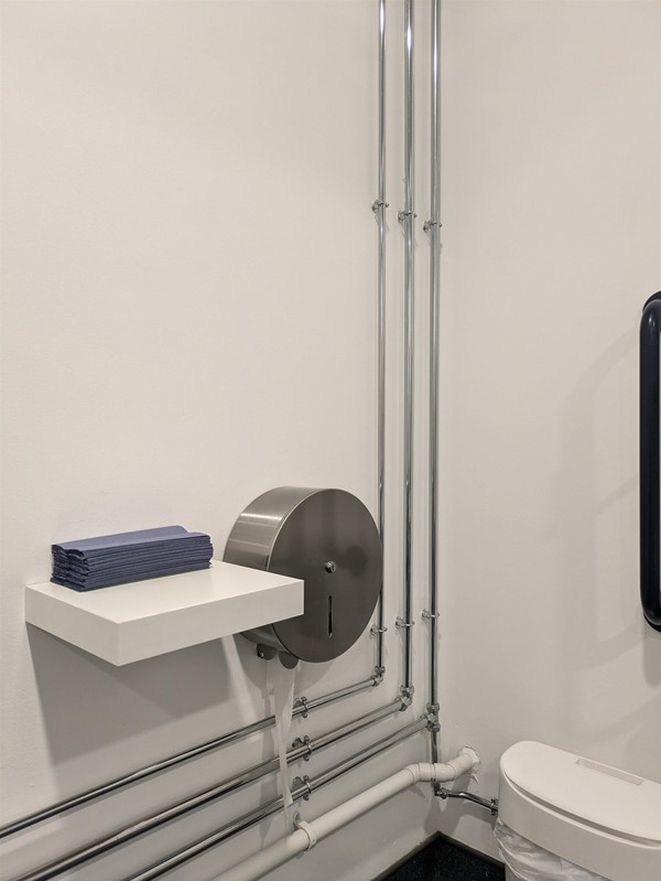 Image of Colostomy shelf in the Changing Places toilet