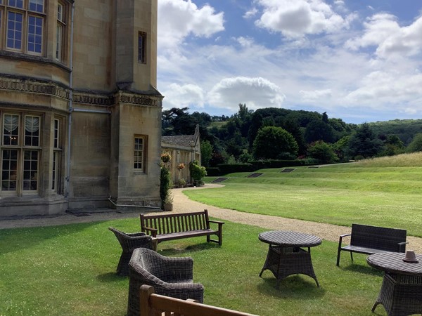 Outdoor seating area