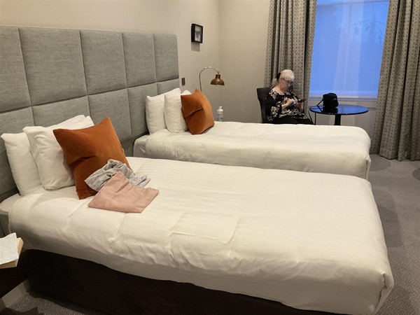 Image of twin beds.