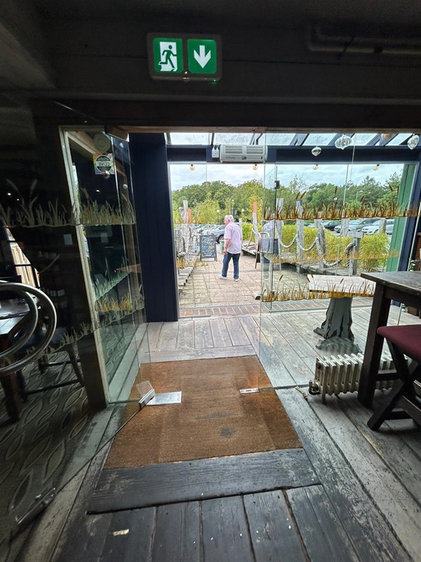 Main entrance from inside