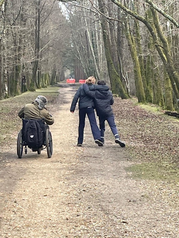 Disused railway walk/cycle path