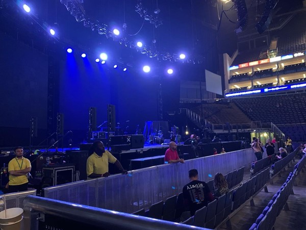 Image of the stage in The O2 Arena.