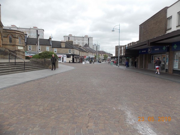 This is a view from the branch looking East along the Main St