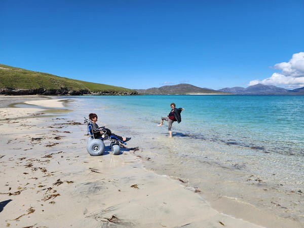 beach wheelchair