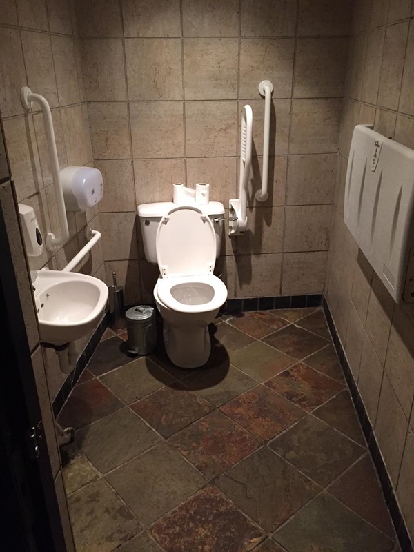 Accessible loo at the Potting Shed