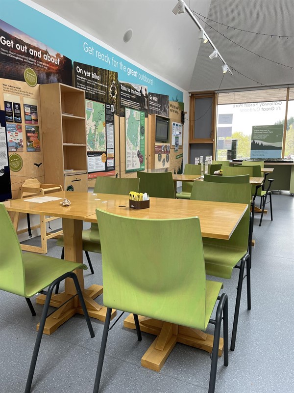 Image of an indoor seating area
