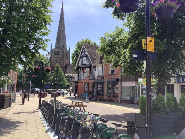 Church at the end of High Street